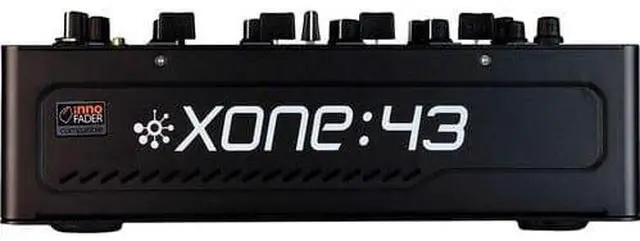 Alt view image 5 of 7 - Allen & Heath XONE:43  4+1 Channel Analog DJ Mixer & ProX XS-M12LT Large Format 12 DJ Mixer Case with Laptop Shelf and Cable