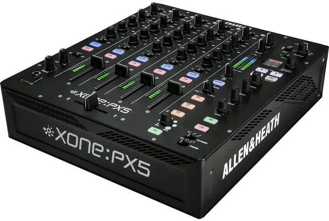 Alt view image 4 of 5 - Allen & Heath XONE:PX5  4+1 Channel DJ Mixer with Soundcard + Pioneer DJ HDJ-X7 Professional Over-Ear DJ Headphones and Cables