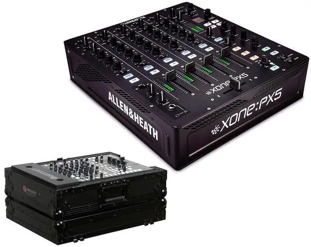 Main image of Allen & Heath XONE:PX5  4+1 Channel DJ Mixer with Soundcard + Black Label Case
