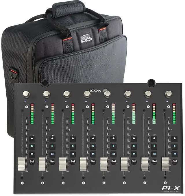 Main image of Icon Pro Audio P1-X DAW Control Expander for P1-M, Gator G-MIXERBAG-1515 Bundle