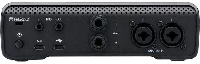 Alt view image 4 of 5 - PreSonus Quantum ES 2 USB-C Audio Interface, ATH-M20X Bundle