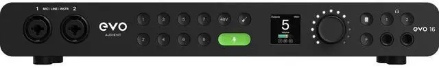 Alt view image 3 of 7 - Audient EVO 16 24×24 USB Audio Interface, AT2020 Mic, Presonus HD7, Desk Stand, XLR Cable Bundle