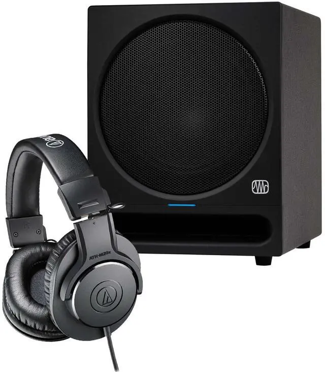 Main image of PreSonus Eris Pro Sub 10 Powered Studio Subwoofer, AT ATH-M20X Bundle