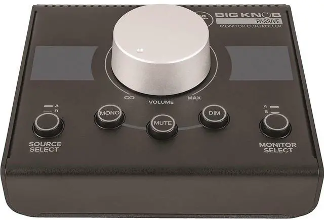 Alt view image 5 of 6 - (2) PreSonus Eris Studio 8 8-inch Powered Studio Monitor, Mackie Big Knob Passive, (2) 1/4 Cables Bundle