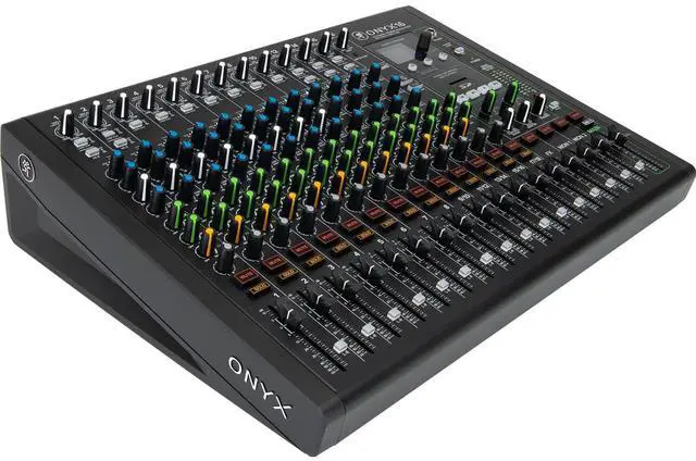 Alt view image 2 of 6 - Mackie Onyx16 16-channel Analog Mixer, PSG AUDIO UGX20II Dual Wireless Mic Bundle