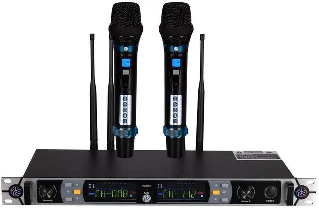 Alt view image 6 of 6 - Mackie Onyx16 16-channel Analog Mixer, PSG AUDIO UGX20II Dual Wireless Mic Bundle