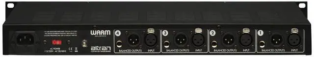 Alt view image 3 of 7 - Warm Audio WA-412 4-Channel MicPre-Amp, (4) 1/4 Cables, (6) XLR Cables, Tascam TH02 Bundle