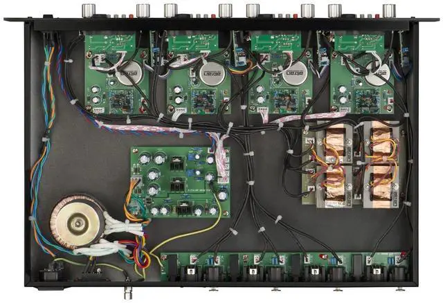 Alt view image 4 of 7 - Warm Audio WA-412 4-Channel MicPre-Amp, (4) 1/4 Cables, (6) XLR Cables, Tascam TH02 Bundle