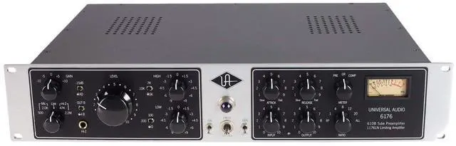 Alt view image 2 of 7 - Universal Audio 6176 Vintage Tube Channel, (4) ErnieBall XLR 25FT, Audio Technica ATH-M50X Bundle