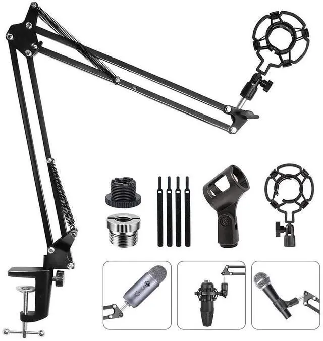 Alt view image 5 of 7 - TASCAM Mixcast 4 Podcast Workstation, (2) AT2020 Mic, (2) Puroma Mic Boom Arm, (2) XLR Cables Bundle