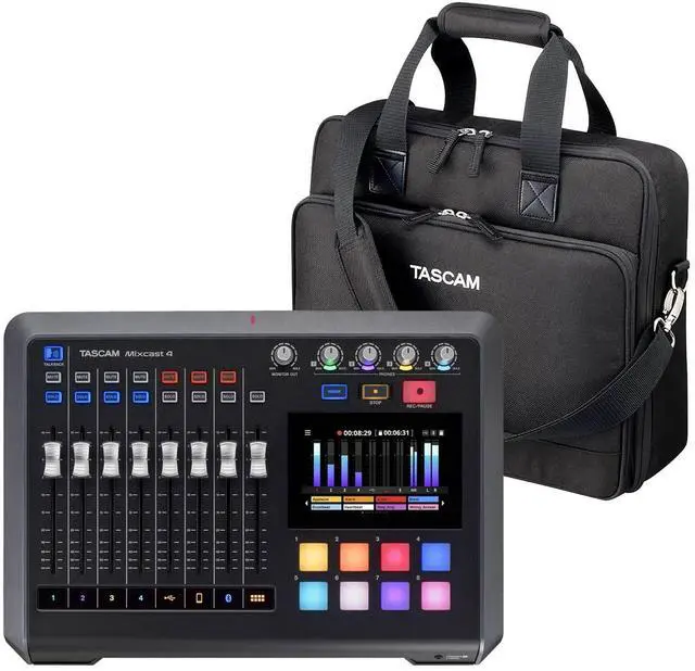Main image of TASCAM Mixcast 4 Podcast Workstation, Tascam CS-PCAS20 Bundle