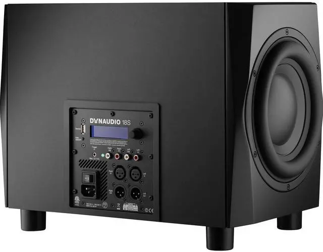 Alt view image 4 of 6 - Dynaudio Acoustics 18S  Active Subwoofer (500W), Audio Technica ATH-M50X, (2) EarnieBall XLR 25FT Bundle