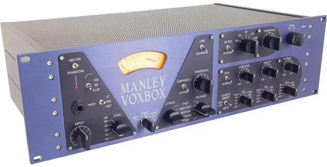 Alt view image 3 of 5 - Manley VOXBOX Tube Channel Strip, (2) KRK RP7G4 Studio Monitor, (2) Mogami XLR to 1/4 Bundle