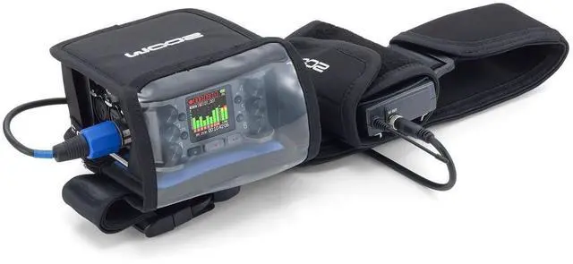 Alt view image 6 of 7 - Zoom F6 6-Input / 14-Track Multitrack, Zoom PCF-6 Case, (2) XLR Cable Bundle