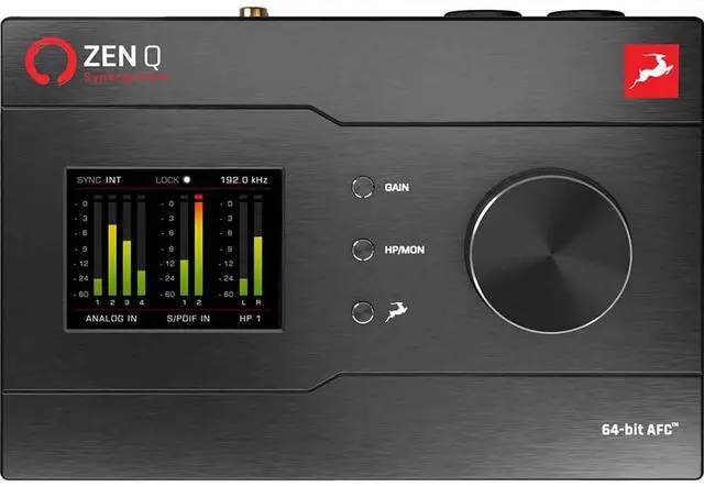 Alt view image 2 of 7 - Antelope Zen Q Synergy Core Thunderbolt 3 Audio Interface, (2) ErnieBall XLR 25ft Cables, (2) ErnieBall 1/4 Cable, Presonus HD9 Bundle