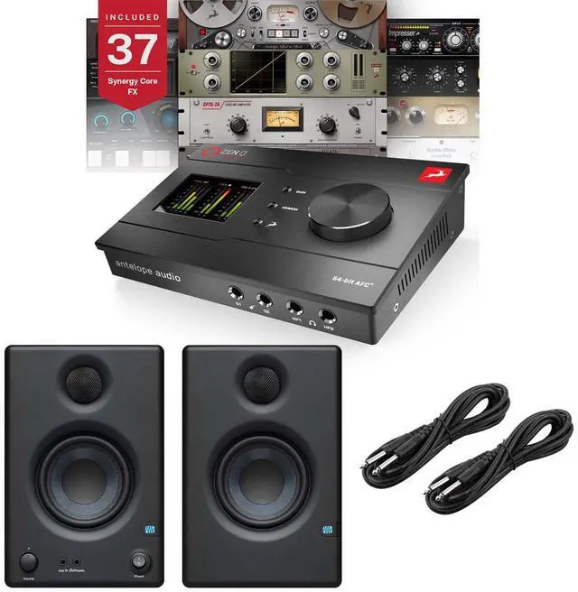 Main image of Antelope Zen Q Synergy Core Thunderbolt 3 Audio Interface, Presonus PX-1 Mic, POP Filter, Mic Stand, Presonus HD9 Bundle
