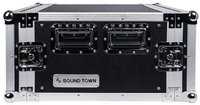 Alt view image 6 of 6 - Allen & Heath Qu-Pac Rack Digital Mixer, SoundTown STRC-6U Case Bundle