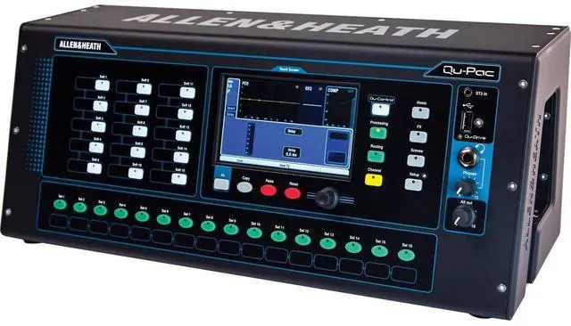 Alt view image 3 of 6 - Allen & Heath Qu-Pac Rack Digital Mixer, SoundTown STRC-6U Case Bundle