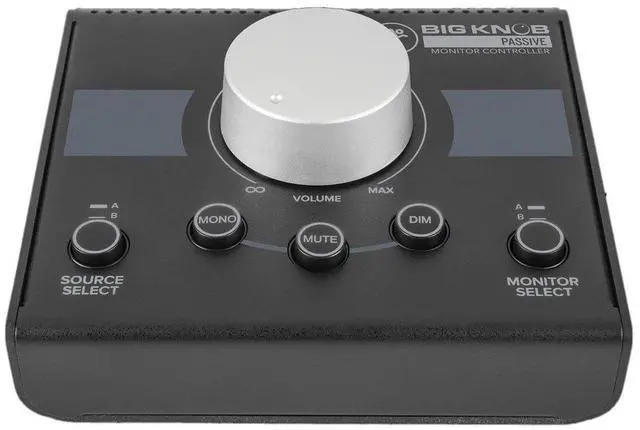 Alt view image 5 of 6 - (2) KRK ROKIT 7 G4 7 Studio Monitor (White), Mackie Big Knob Passive, (2) XLR to 1/4 Cables Bundle
