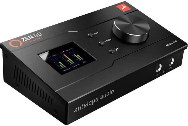 Alt view image 2 of 7 - Antelope Zen Go Synergy Core Audio Interface, POP Filter, (2) 1/4 Cables, (2) XLR Cables, Tascam TH02 Bundle