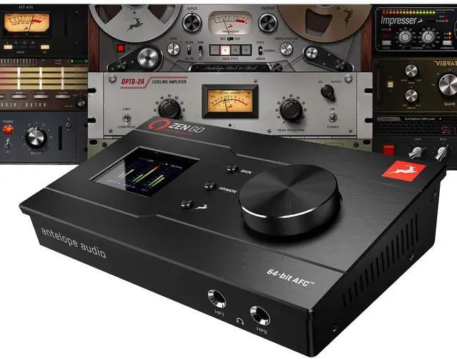 Alt view image 5 of 7 - Antelope Zen Go Synergy Core Audio Interface, Gator GK2110 Bag, (2) XLR Cables Bundle