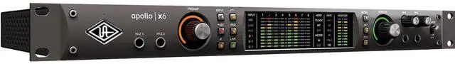 Alt view image 2 of 6 - Universal Audio Apollo x8p Heritage Edition 16 x 22 Thunderbolt, Warm Audio WA73-EQ Preamp, (2) XLR Cables Bundle