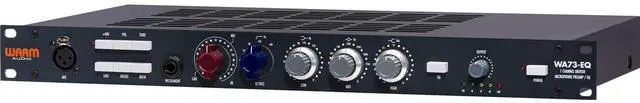 Alt view image 5 of 6 - Universal Audio Apollo x8p Heritage Edition 16 x 22 Thunderbolt, Warm Audio WA73-EQ Preamp, (2) XLR Cables Bundle