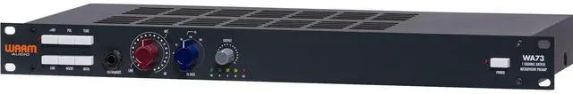 Alt view image 2 of 7 - Warm Audio WA73 Single-Channel Microphone Preamp, (2) XLR Cables, (4) 1/4 Cables, (2) Mic Cables Bundle