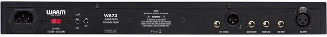 Alt view image 4 of 7 - Warm Audio WA73 Single-Channel Microphone Preamp, (2) XLR Cables, (4) 1/4 Cables, (2) Mic Cables Bundle