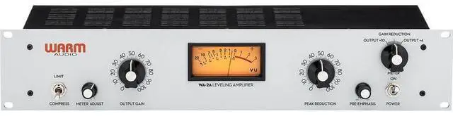 Alt view image 3 of 6 - Warm Audio WA-2A Tube Optical Compressor, Gator Cases GRB-2U Rack Bag Bundle