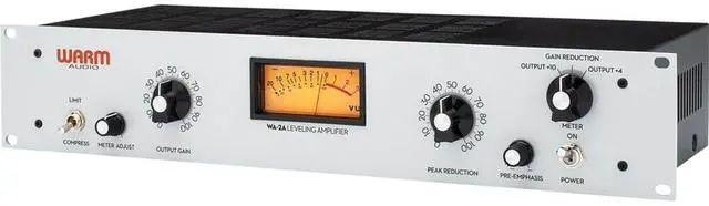 Alt view image 4 of 6 - Warm Audio WA-2A Tube Optical Compressor, Gator Cases GRB-2U Rack Bag Bundle