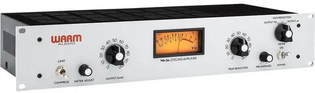 Alt view image 2 of 6 - Warm Audio WA-2A Tube Optical Compressor, Gator Cases GRB-2U Rack Bag Bundle