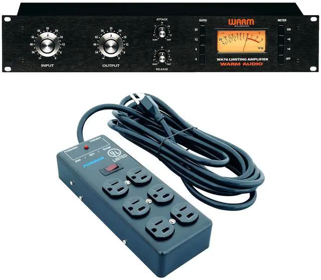 Main image of Warm Audio WA76 Discrete FET Compressor, Furman Power Conditioner (SS6B) Bundle