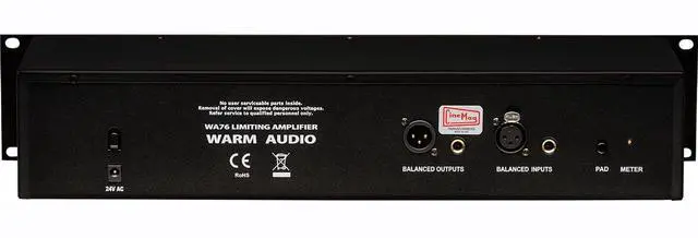 Alt view image 3 of 7 - Warm Audio WA76 Discrete FET Compressor, (2) XLR Cables, (2) 1/4 Cables, POP Filter Bundle