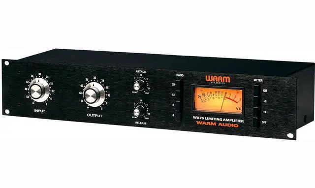 Alt view image 2 of 7 - Warm Audio WA76 Discrete FET Compressor, (2) XLR Cables, (2) 1/4 Cables, POP Filter Bundle