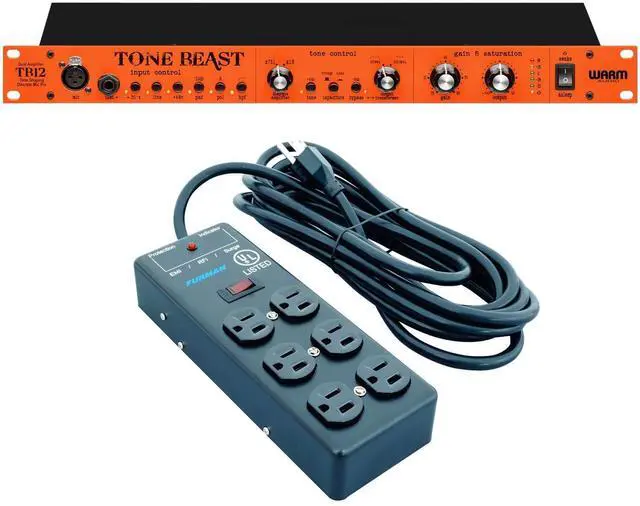 Main image of Warm Audio TB12 Tone Beast Microphone Preamplifier, Furman Power Conditioner (SS6B) Bundle