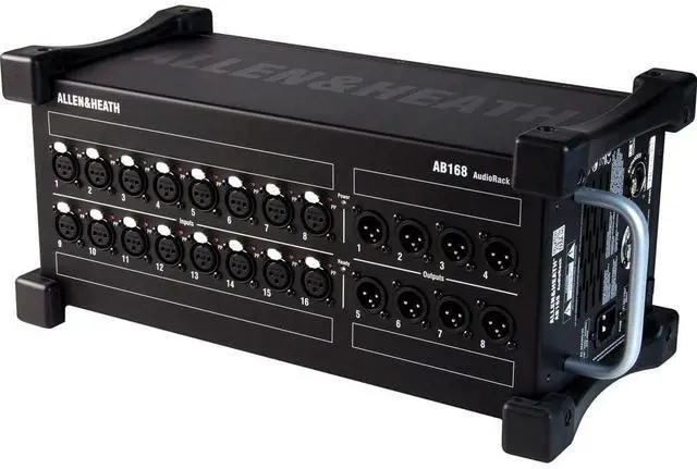 Alt view image 4 of 7 - Allen & Heath AB168, (4) Mic Stands, (6) XLR Cables, Tascam TH02 Headphones Bundle