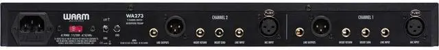 Alt view image 3 of 7 - Warm Audio WA273 Dual-Channel Preamp, Mackie Big Knob Passive, (2) 1/4 Cables, (2) XLR to 1/4 Cables Bundle