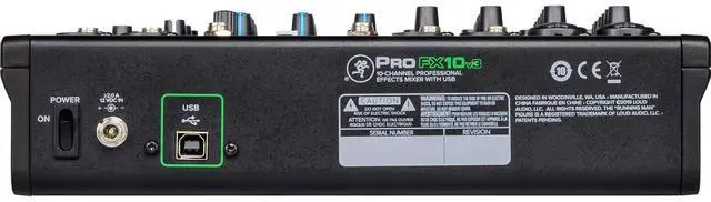 Alt view image 5 of 7 - Mackie ProFX10v3, Mackie Carry bag, (2) 1/4 cables Bundle