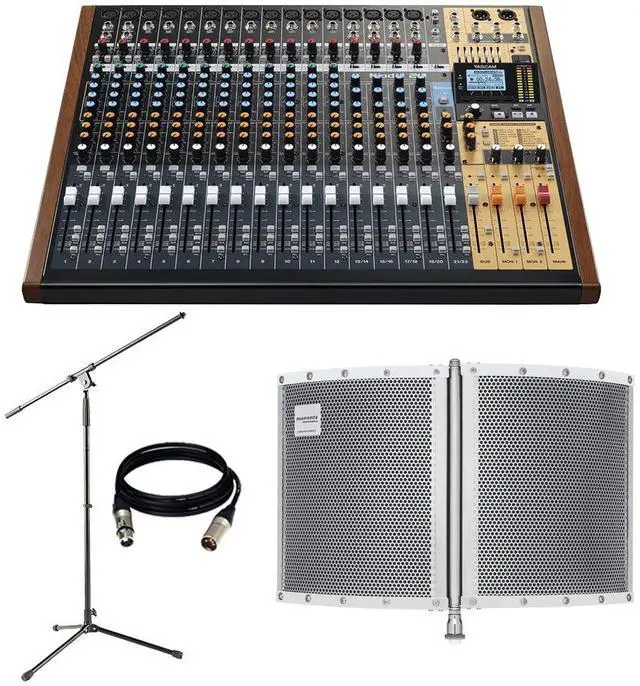 Main image of Tascam Model 24  Digital Mixer, Recorder, and USB Audio Interface + Electro-Voice RE320 Variable-D Dynamic Vocal and Instrument Microphone Package
