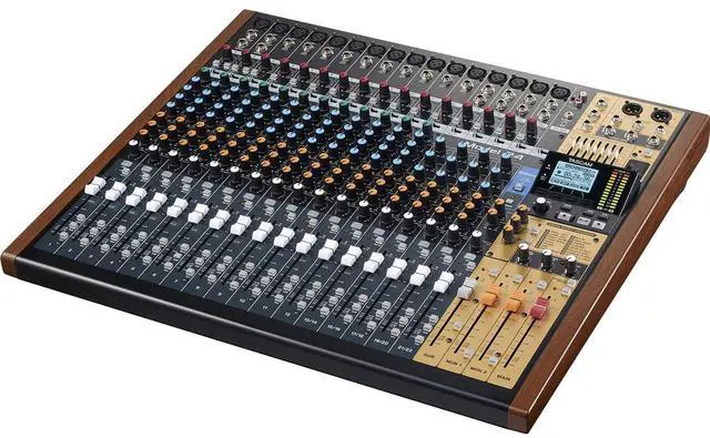 Alt view image 3 of 7 - Tascam Model 24  Digital Mixer, Recorder, and USB Audio Interface + Tascam TH-07 High-Definition Monitor Headphones (Black) and Audio-Technica AT2020 Cardioid Condenser Microphone
