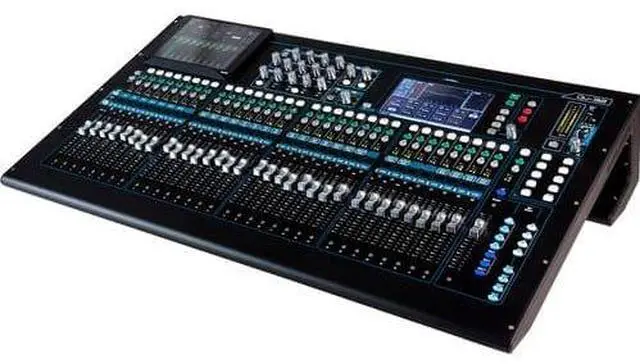 Alt view image 4 of 7 - Allen & Heath Qu-32C 38-In/28-Out Digital Mixer + (32) Xlr Cables 15FT + (32) TRS Cables and (10) Mircrophones Stand