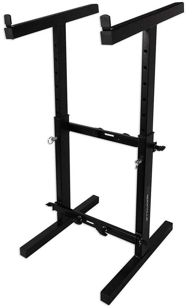 Alt view image 5 of 5 - Allen & Heath ZED14  14-Channel Recording and Live Sound Mixer with USB Connection + Rockville RXS20 Portable Mixer Stand