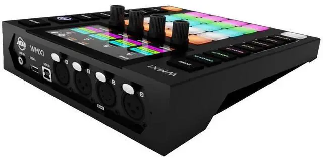 Alt view image 4 of 7 - American DJ WMX1 MK2 Wolfmix DMX Lighting Controller  Decksaver  (2) 3pin DMX Cables Bundle