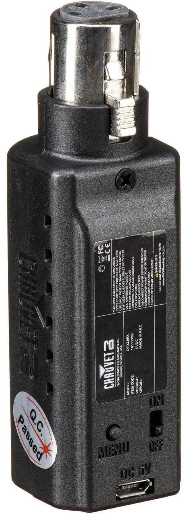 Alt view image 5 of 6 - Chauvet DJ Intimidator Spot 260X 75W LED Moving Head (White), Chauvet DJ D-Fi XLR, O-Clamp Bundle