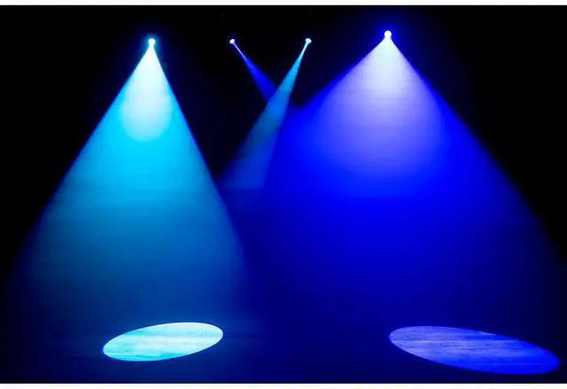 Alt view image 4 of 7 - Eliminator Stinger Spot 30 30W LED Mini Moving Head, DMX Cable, O Clamp Bundle