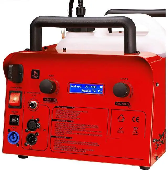 Alt view image 4 of 6 - Antari FT-100 Fire Training Fog Machine with DMX Control, Accu Cable AC5PDMX50 Bundle