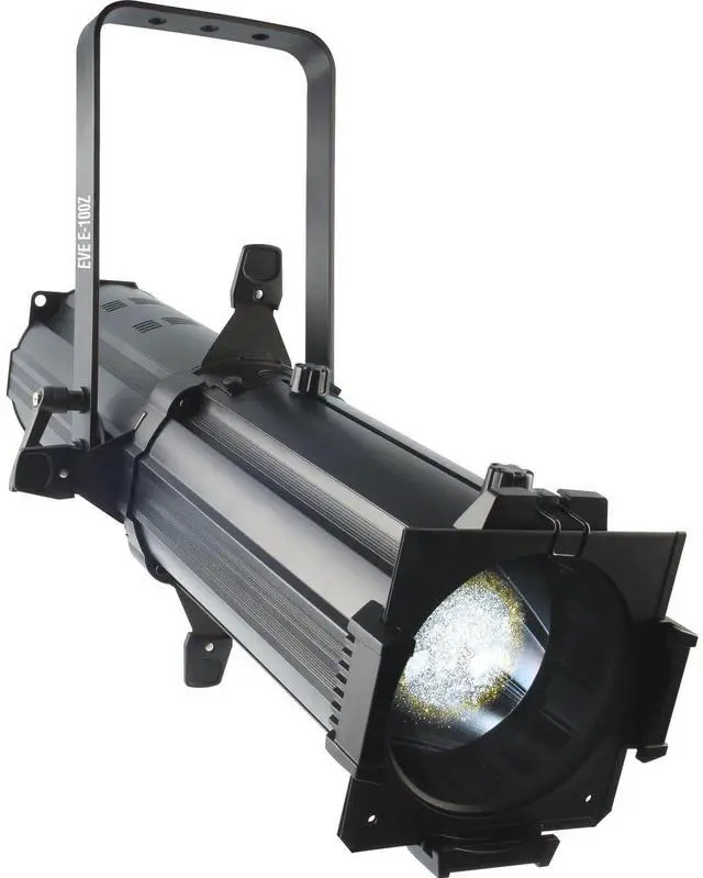 Alt view image 4 of 7 - CHAUVET DJ EVE E-50Z 50W LED Ellipsoidal (Black), O-Clamp, (2) DMX Cables, Safety Cable Bundle
