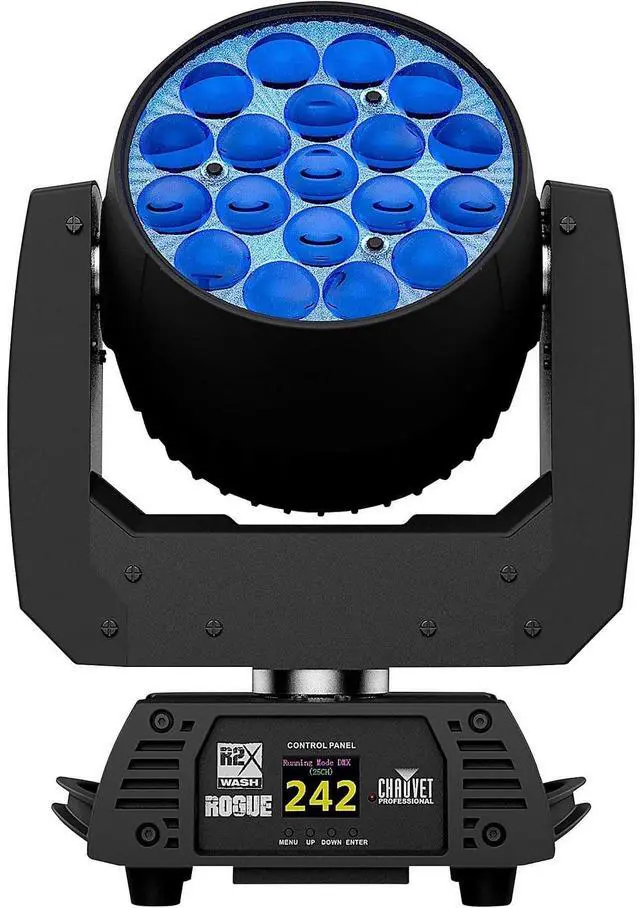 Alt view image 2 of 3 - (4) Chauvet Pro Rogue R2X Wash Moving Head Bundle