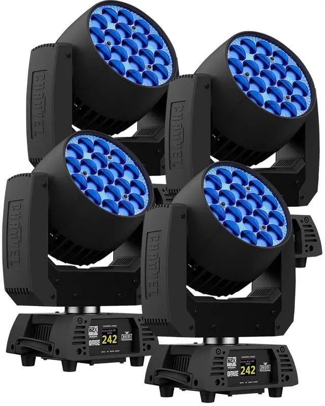 Main image of (4) Chauvet Pro Rogue R2X Wash Moving Head Bundle